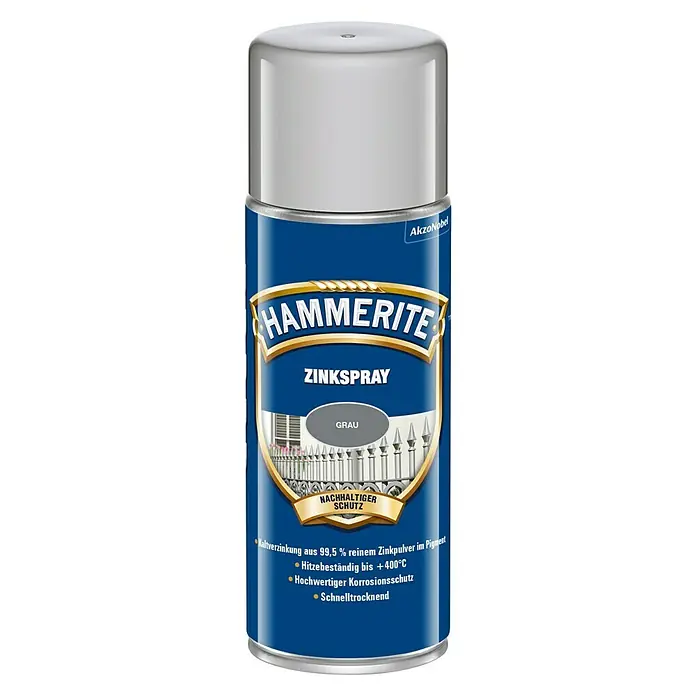 Hammerite Zinkspray - 400 ml, Grau, Deckend