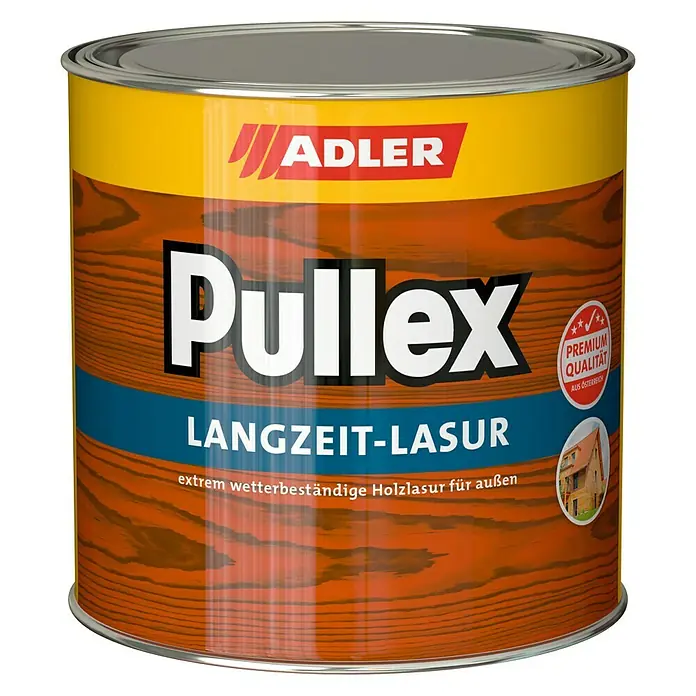 Adler Langzeitschutz-Holzlasur Pullex - Farblos, 2,5 l, Matt