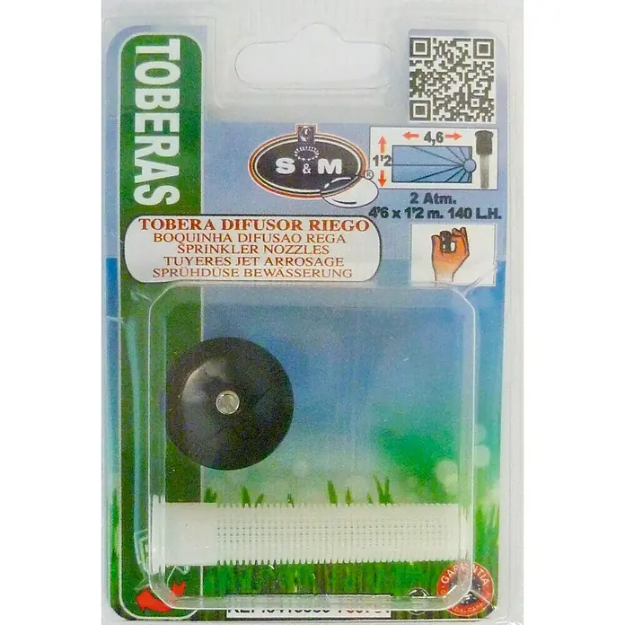 Tobera pulverizadora para difusor 140 l/h - 2 piezas