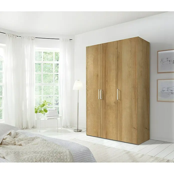 Express Möbel Drehtürschrank Brooklyn - L x B x H: 58 x 150 x 216 cm, Riviera Eiche, Ohne Spiegel - Stimmungsaufnahme