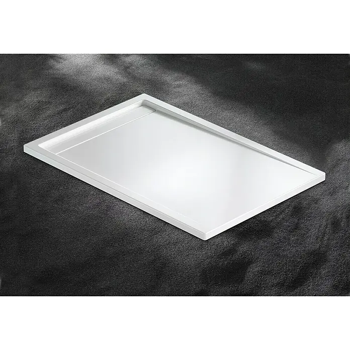 Camargue Duschwanne Tampico - L x B: 140 x 80 cm, Kunststoff, Weiß - Stimmungsaufnahme