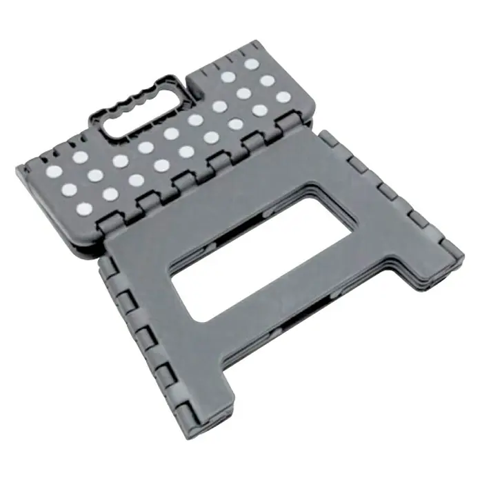 Arregui Taburete plegable TB-032-G - L x An x Al: 29 x 22 x 32 cm, Carga soportada: 150 kg, Plástico, Gris