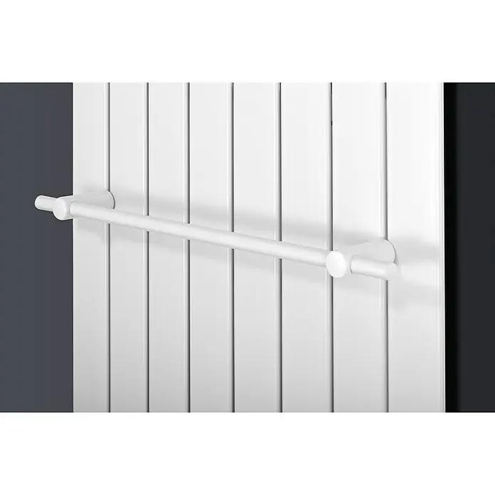 Ximax Handtuchhalter - Breite: 44,5 cm, Weiß, Gerade, Passend für: Ximax Paneelheizkörper P1/P1 S/P2/PEP - Anwendungsbeispiel