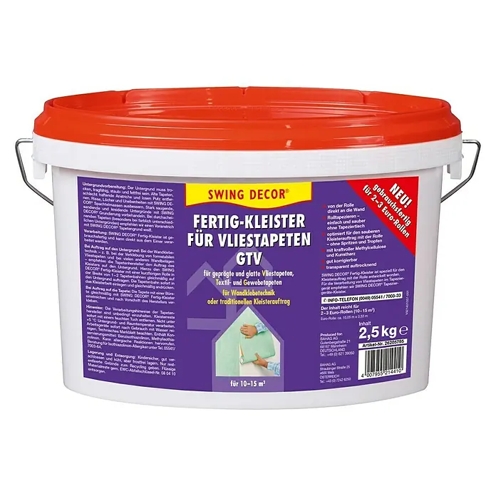 Swing Decor Vliestapeten-Kleister GTV - 2,5 kg