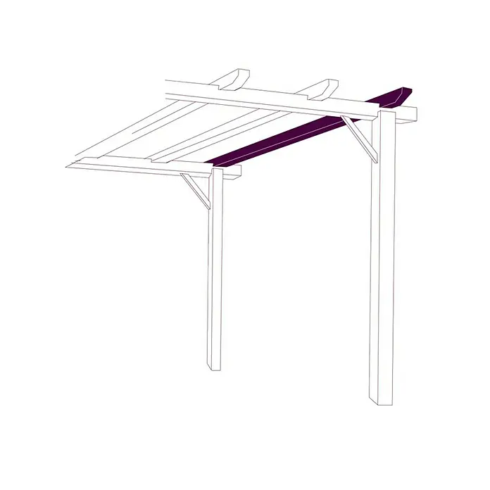 Nortene Listón de madera Cavalier - L x An x Al: 4,5 x 9 x 360 cm, Pino