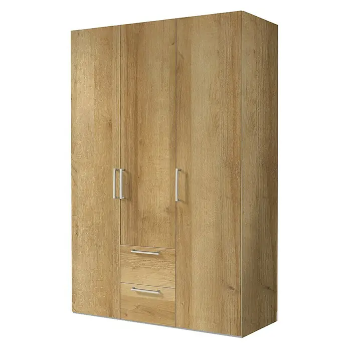Express Möbel Kleiderschrank Brooklyn - L x B x H: 58 x 150 x 216 cm, Riviera Eiche, Ohne Spiegel, Anzahl Schubladen: 2 Stk. - Rechte Seitenansicht