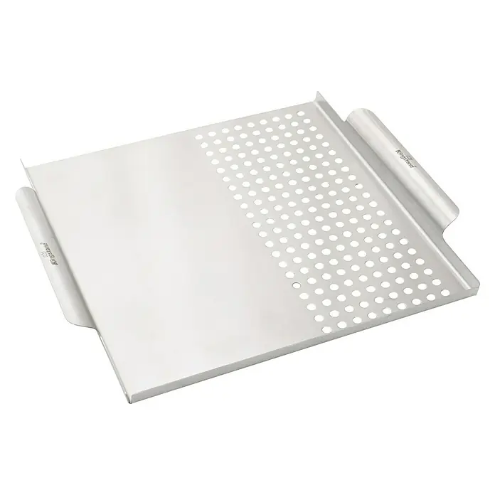 Kingstone Grillplaat - 38 x 31 x 3 cm, Roestvrij staal