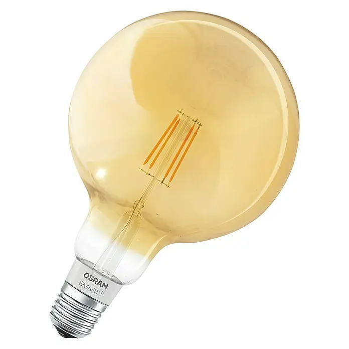 Ledvance LED-Leuchtmittel Globe 60 - 5,5 W, E27, Bernstein, Gold, Globe