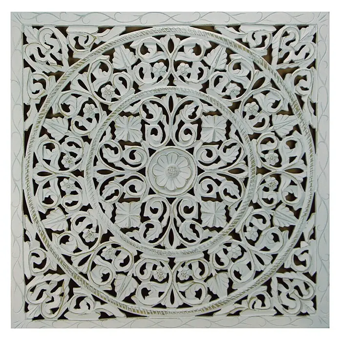 Cuadro de madera - Mandala, An x Al: 80 x 80 cm