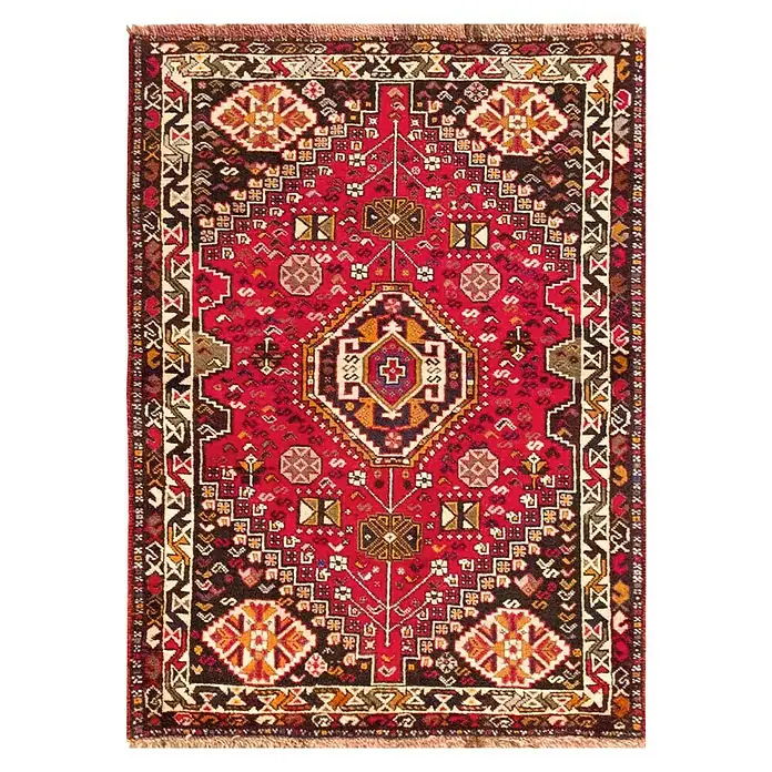 Alfombra Persa Shiraz - Multicolor, 150 x 100 cm, Lana
