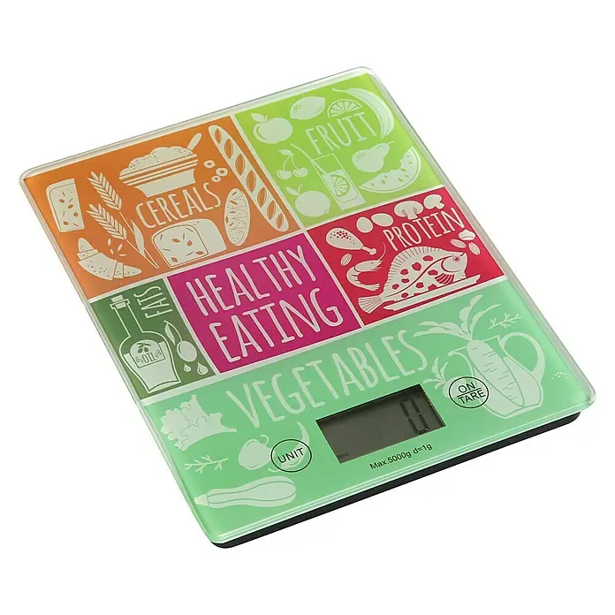 Báscula digital Healthy eating - Multicolor