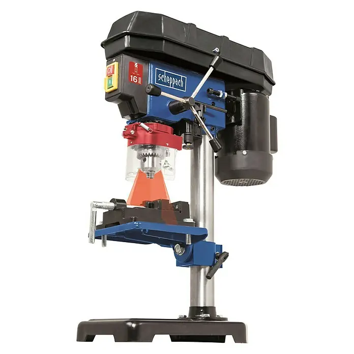 Scheppach Stolna bušilica DP16VLS - 500 W, 600 okr/min - 2.600 okr/min, Stezna širina bušeće glave: 3 mm - 13 mm