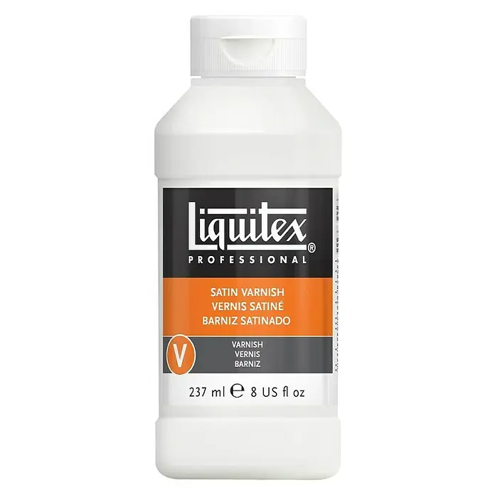 Liquitex Professional Firnis akrilni lak - 237 ml, Prikladno za: Akrilne boje, Svilenkasti mat - Pogled sprijeda