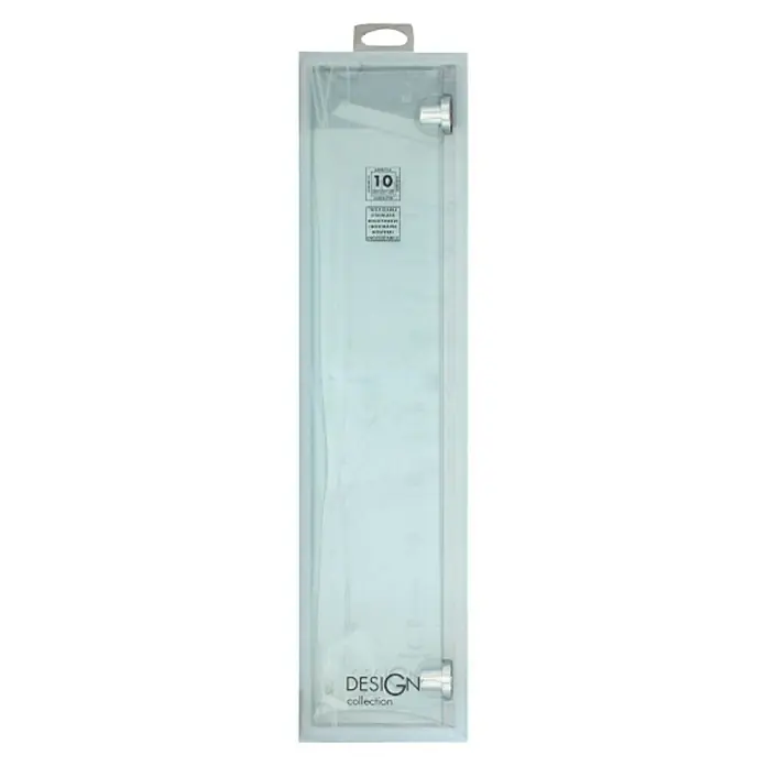 Tatay Design Estante para baño - Ancho: 50 cm, Vidrio, Transparente, Cromo