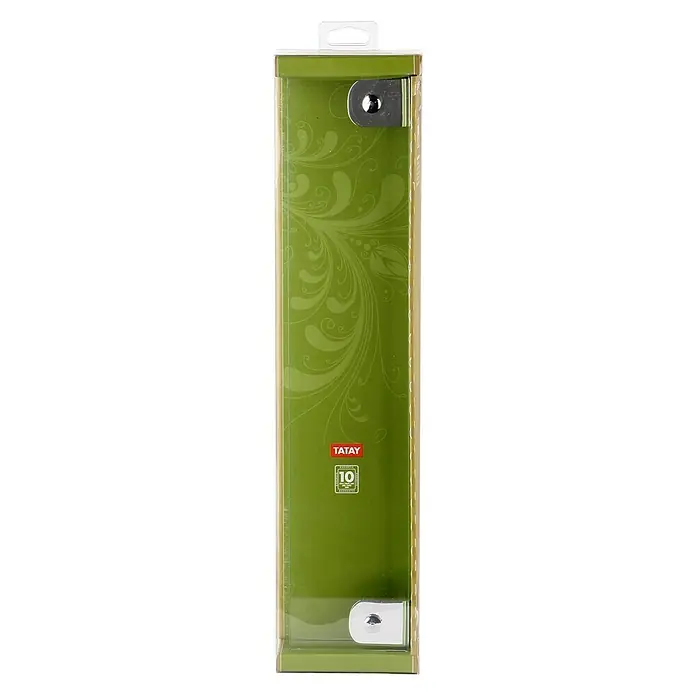 Tatay Flat Repisa de baño - Ancho: 50 cm, Vidrio, Transparente, Cromo