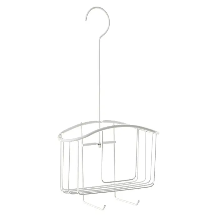 Tatay Cesta de baño colgante - 8,5 x 22,5 x 40 cm, Blanco