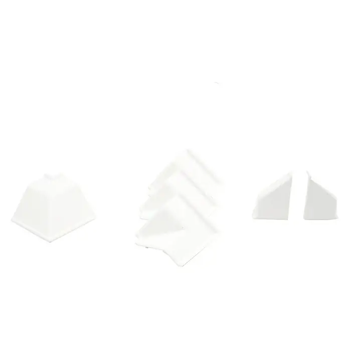 CUCINE Zubehör-Set gedreht - Weiß, 6 -tlg. - Vorderansicht