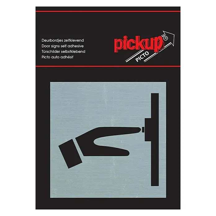 Pickup Naljepnica - Motiv: Molimo pozvoniti, D x Š: 80 x 80 mm
