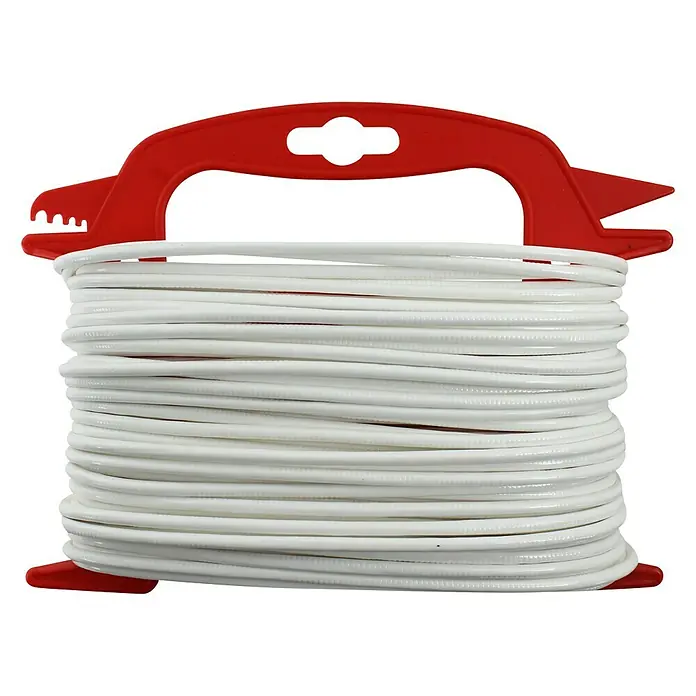 Stabilit Wäscheleine - Ø x L: 4 mm x 20 m, Weiß - Vorderansicht