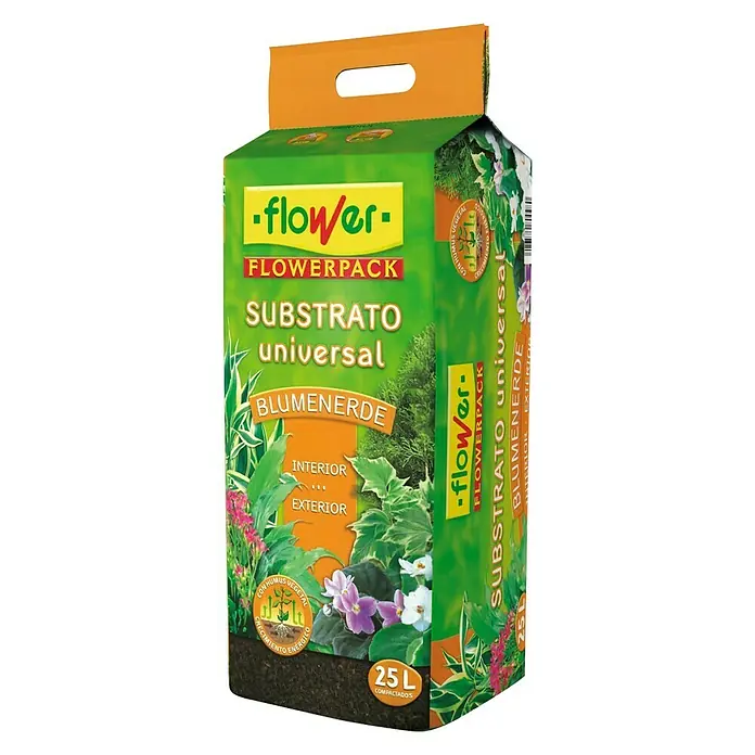 Flower Sustrato para plantas Flowerpack - 25 l - Vista angular