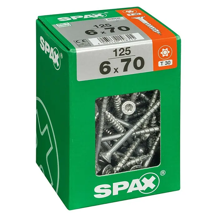 Spax Univerzalni vijak T-Star plus - Ø x D: 4,5 x 40 mm, T-Star plus, 175 kom. - Pogled s lijeve strane