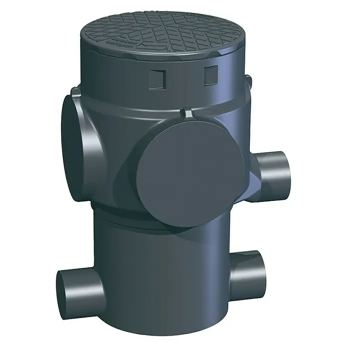 Aqua-King Filter - Erdeinbau - Linke Seitenansicht