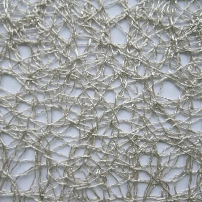 Elbersdrucke Ösenschal Colourful Moments - Taupe, 140 x 255 cm, 100 % Polyester - Detailaufnahme