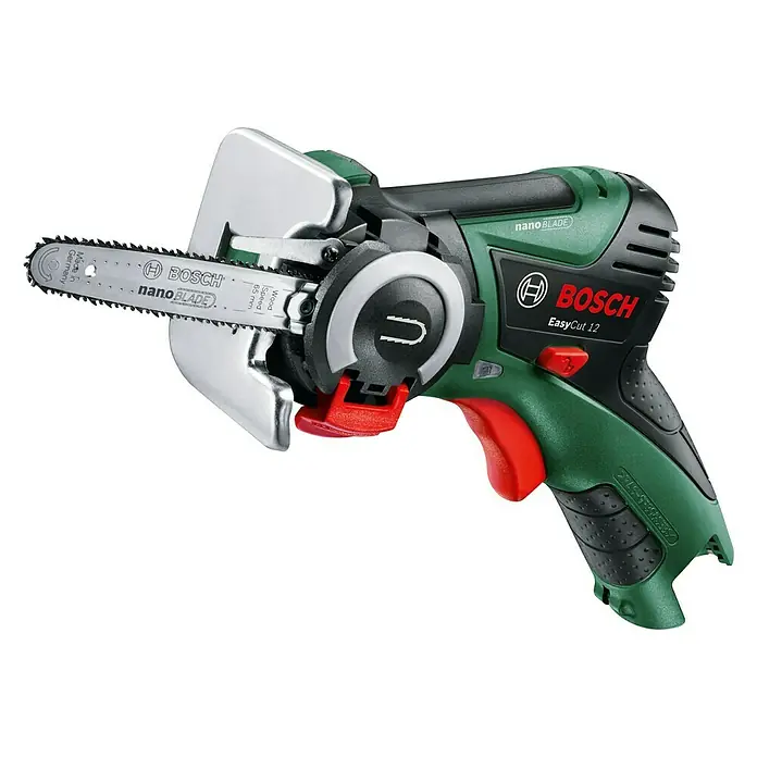 Bosch Sierra NanoBlade EasyCut 12 - Tensión de la batería: 12 V, Sin batería, Número de revoluciones de marcha en vacío: 4.100 r.p.m. - Vista de perfil izquierdo