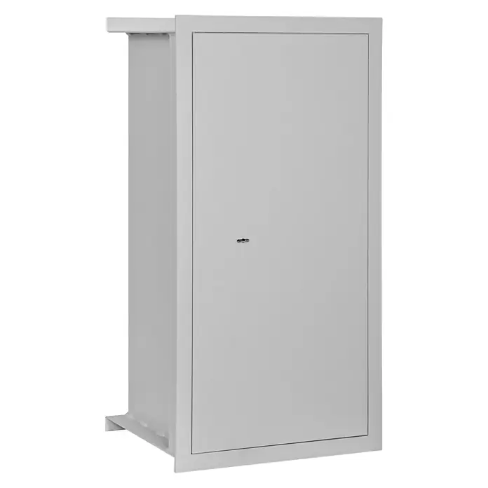 Format Wandtresor WB 6 - Doppelbart-Hochsicherheitsschloss, L x B x H: 360 x 420 x 800 mm - Vorderansicht