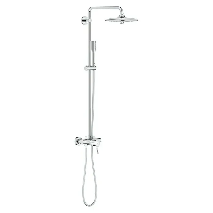 Grohe Duschsystem Euphoria Concetto - Lochabstand: 101,1 cm, Anzahl Strahlarten: 3 Stk., Chrom - Vorderansicht
