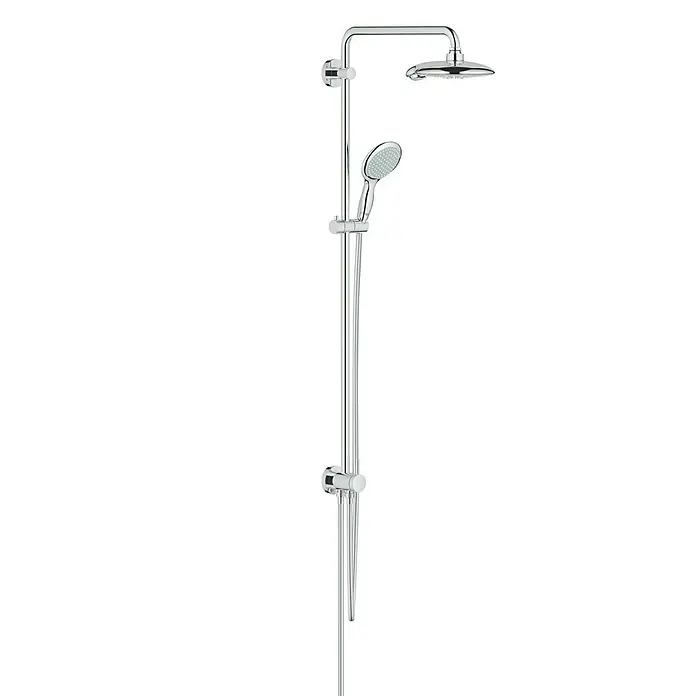 Grohe Duschsystem Euphoria Power&Soul 190 - Lochabstand: 101,1 cm, Chrom - Vorderansicht