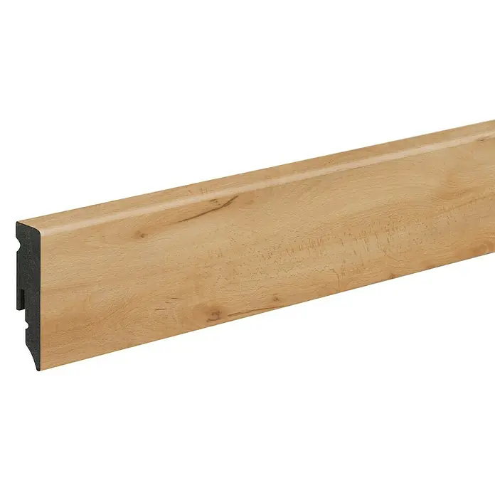 Profiles and more Plint KU51L Woodlands - 2,4 m x 15 mm x 50 mm, Recht - Vooraanzicht