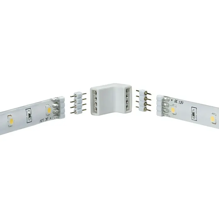 Paulmann Conector de esquina YourLED - 12 pzs., Plástico