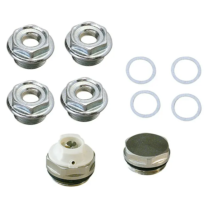 Tapón radiador universal Pack - Rosca interior: ½″, Rosca exterior: 1″, 4 uds.