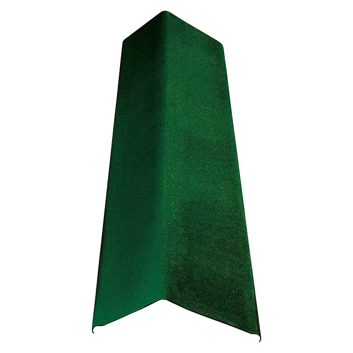Onduline Perfil de remate lateral Base - Verde, 1 m, Betún