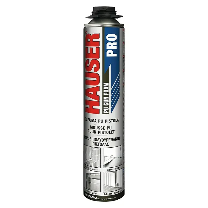 Quilosa Espuma para pistola PU Hauser pro - Contenido: 750 ml, Poliuretano (PU)