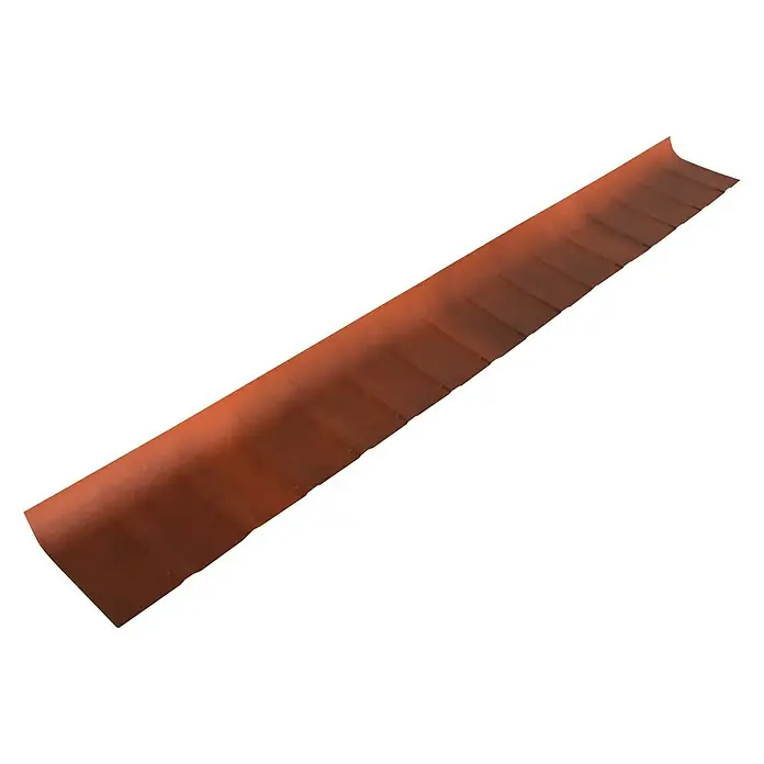 Odem Perfil final vierteaguas - Teja, Largo: 2.160 mm, PVC