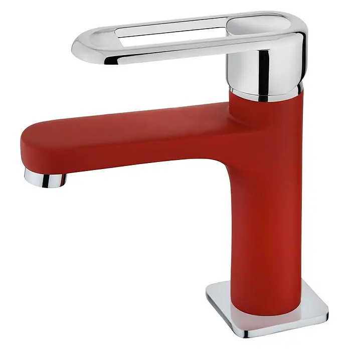 Teka Grifo de lavabo Nexos - Rojo/Cromo
