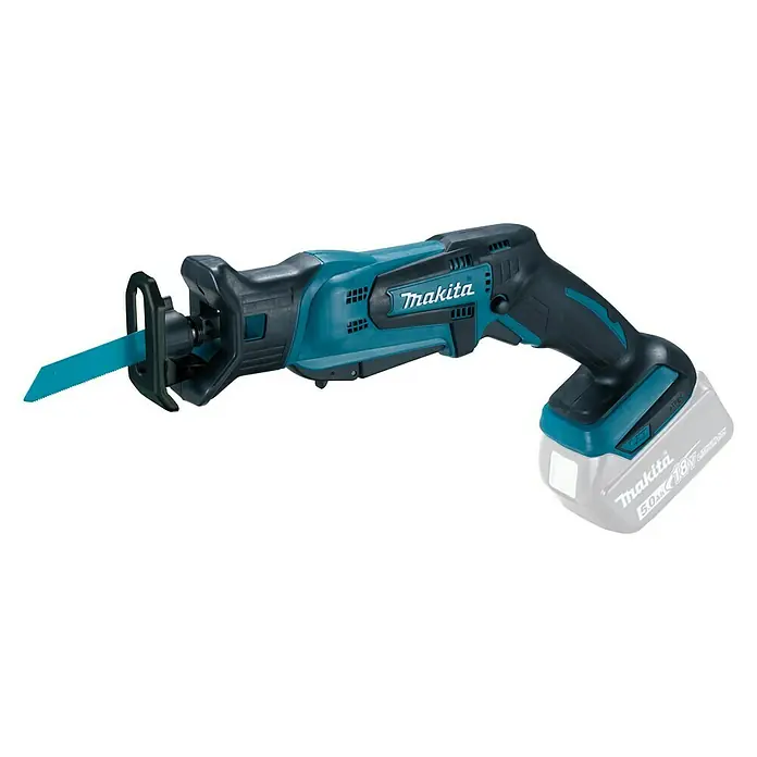 Makita Akku-Säbelsäge DJR183Z - 18 V, Ohne Akku, Leerlaufhubzahl: 0 - 3.000 Hübe/min - Vorderansicht