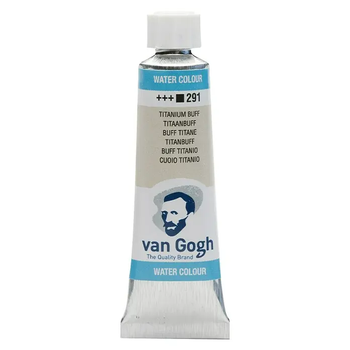 Talens Van Gogh Acuarela - Buff titanio, 10 ml, Tubo