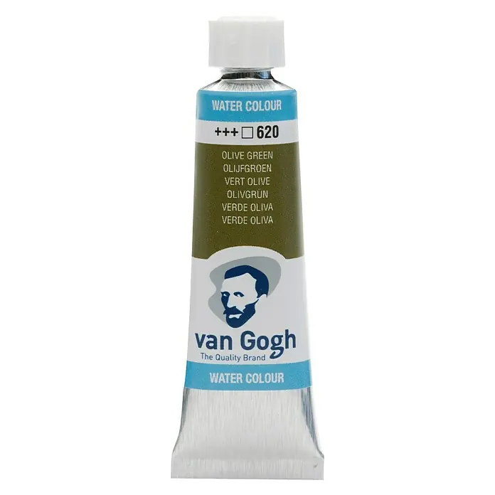 Talens Van Gogh Acuarela - Verde oliva, 10 ml, Tubo