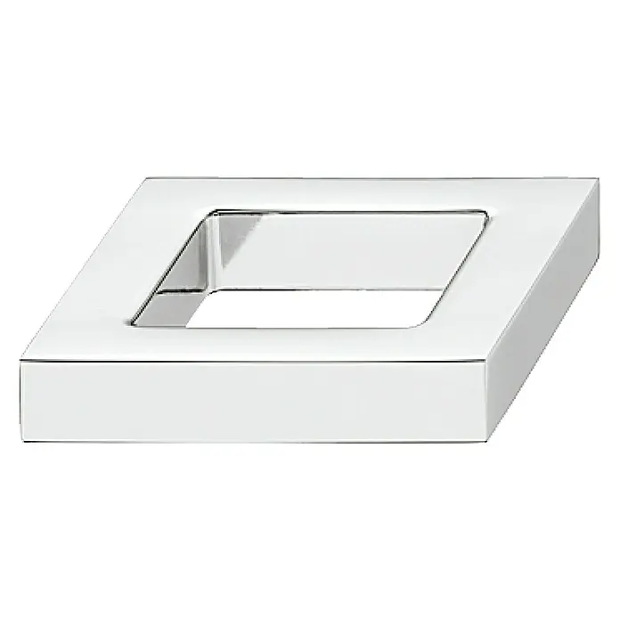 Häfele Tirador para muebles - Tipo de tirador del mueble: Barra, L x An x Al: 40 x 24 x 10 mm, Otros, Cromado - Vista frontal