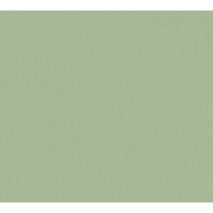AS Creation Flavour Vliestapete - Grün, Uni, 10,05 x 0,53 m - Detailaufnahme