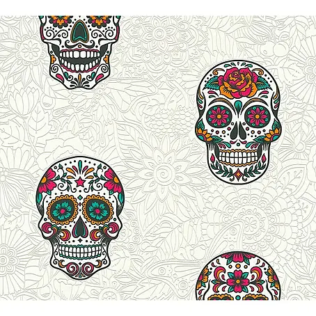 AS Creation Boys And Girls 6 Vliestapete Totenkopf