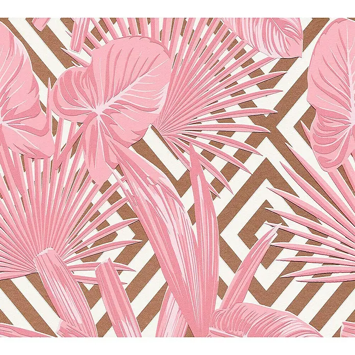 AS Creation Il Decoro Vliestapete - Pink, Floral, 10,05 x 0,53 m - Detailaufnahme