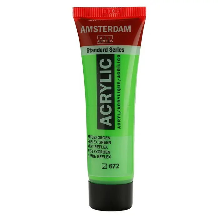 Talens Amsterdam Pintura acrílica Standard - Verde reflex, 20 ml, Tubo