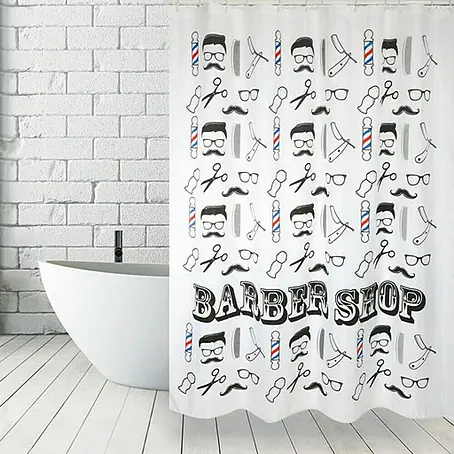 Venus  Cortina de baño textil Barber Shop