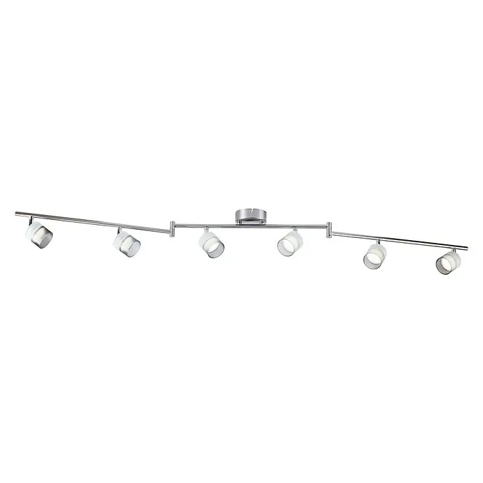 Regleta LED Reese - 30 W, L x An x Al: 180 x 9 x 6 cm, Níquel satinado, Blanco neutro