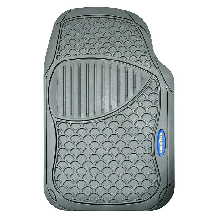 Goodyear Juego de alfombrillas para vehículo - 4 piezas, Gris