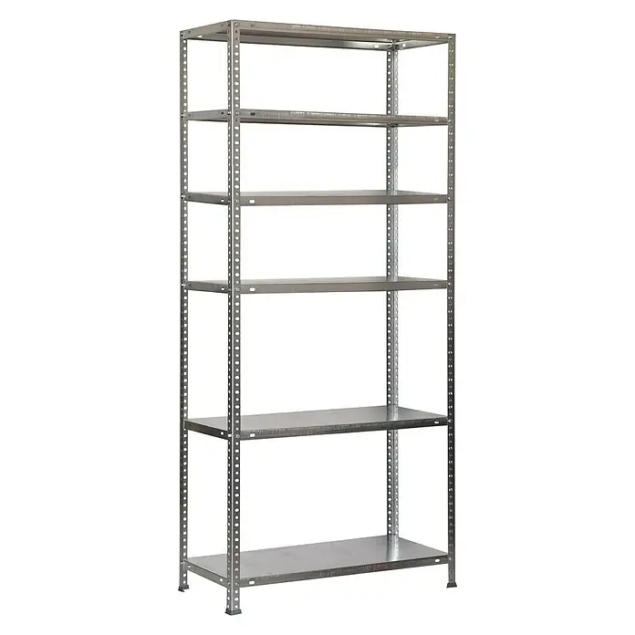 Simonrack Simonclassic Estantería metálica Advantage - L x An x Al: 30 x 90 x 200 cm, Capacidad de carga: 75 kg/balda, Número de baldas: 6 ud., Galvanizado